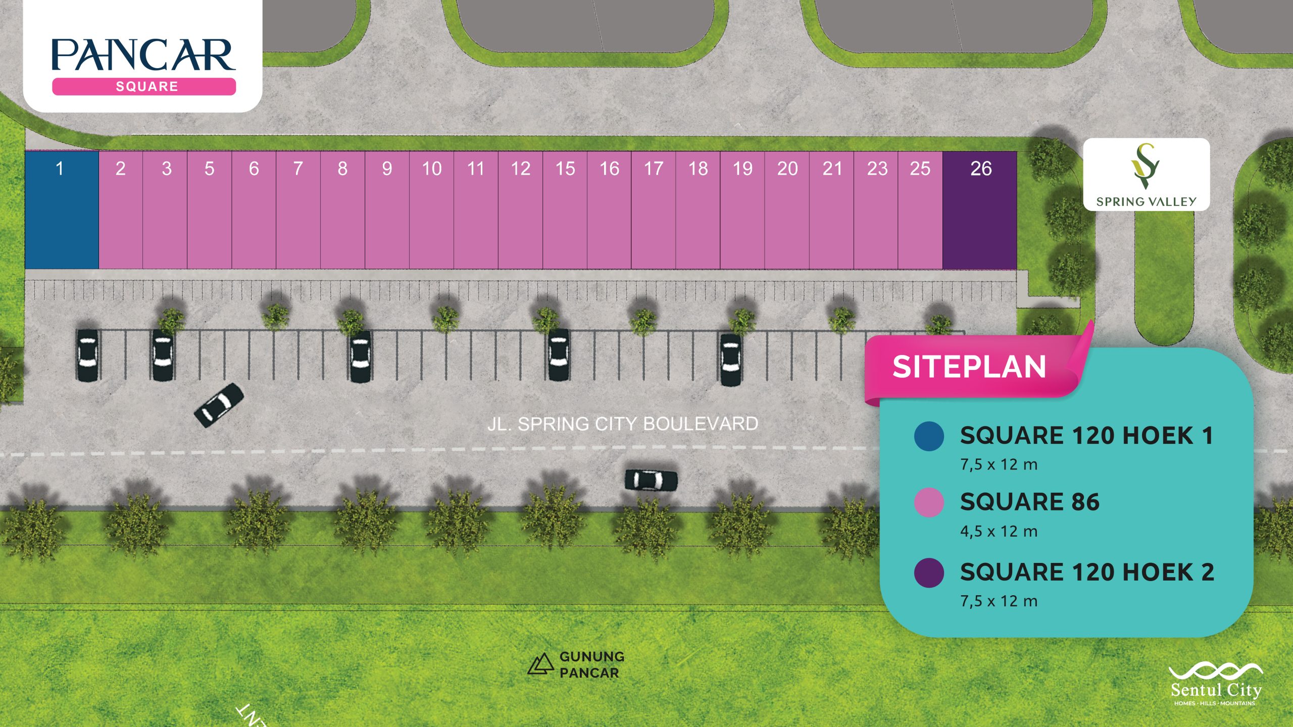 Pancar Square - Siteplan